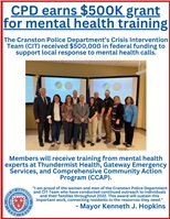 CPD Receives $500K for Mental Health Response Training